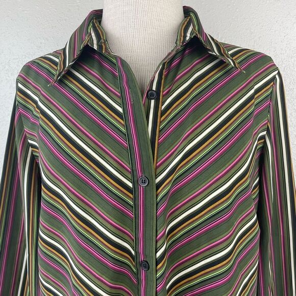 Notations Button Down Shirt Size L EUC - Picture 2 of 6